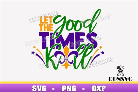 Download Free Good Times SVG Cut File DXF Files