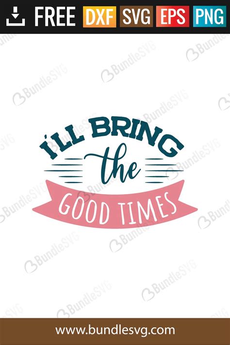 Download Free Good Times SVG Cut File For Silhouette