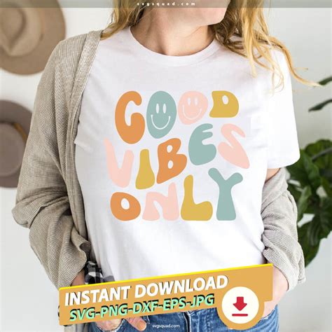 Download Free Good Vibes - SVG File, DXF File Files DXF Files