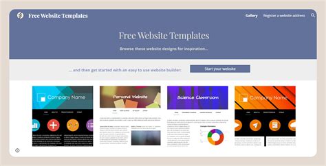 Free Google Site Template