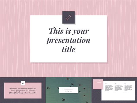 Free Google Slides Templates Aesthetic