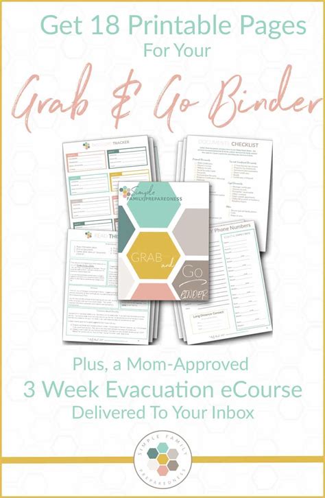 Free Grab And Go Binder Printables