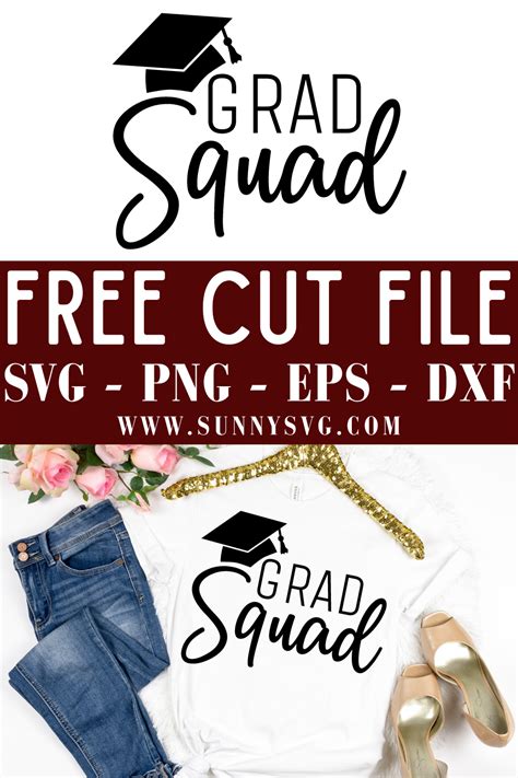 Download Free Grad Squad SVG Cut File Cameo