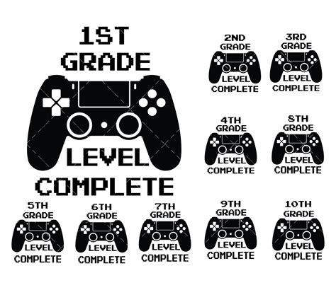 Download Free Graduation 1ST Grade level complete SVG Files