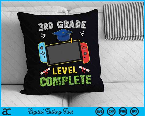 Download Free Graduation 3rd Grade level complete SVG Cut Files