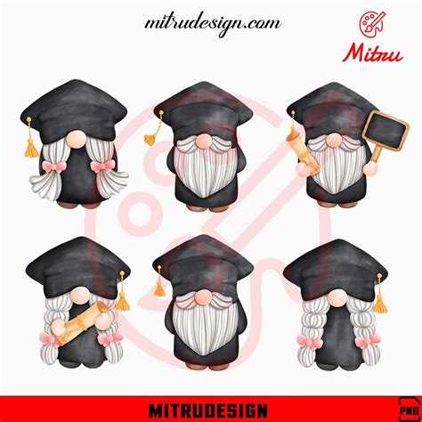 Download Free Graduation Gnome SVG Bundle Files