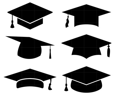 Download Free Graduation Hat SVG Clipart Printable Commercial Use