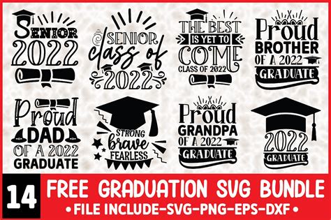 Download Free Graduation SVG Bundle DXF Files