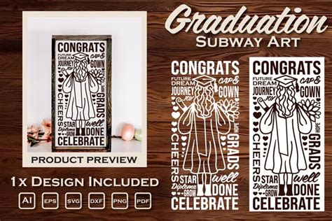 Download Free Graduation Subway Art Files