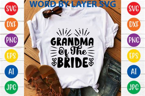 Download Free Grandma of the Bride Creativefabrica