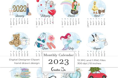 Free Graphics For Calendar