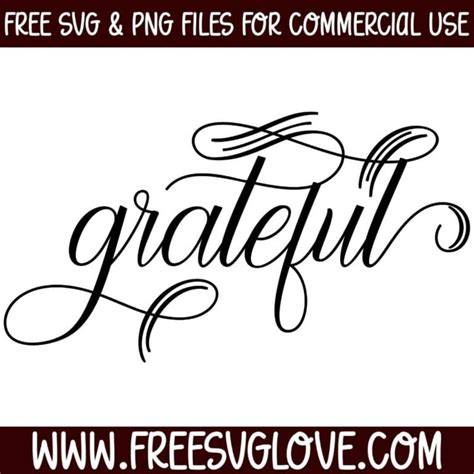 Download Free Grateful SVG Cut File Commercial Use DXF Files