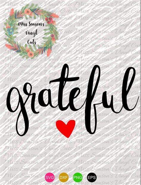 Download Free Grateful SVG Cut File Easy Edite