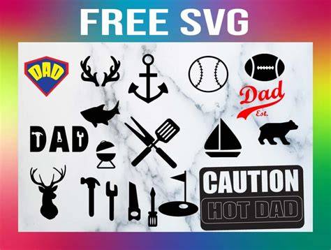 Download Free Great Dad SVG Cutting Files For Crafts