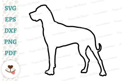 Download Free Great Dane Cut File Vector Silhouette.SVG .DXF Files DXF Files