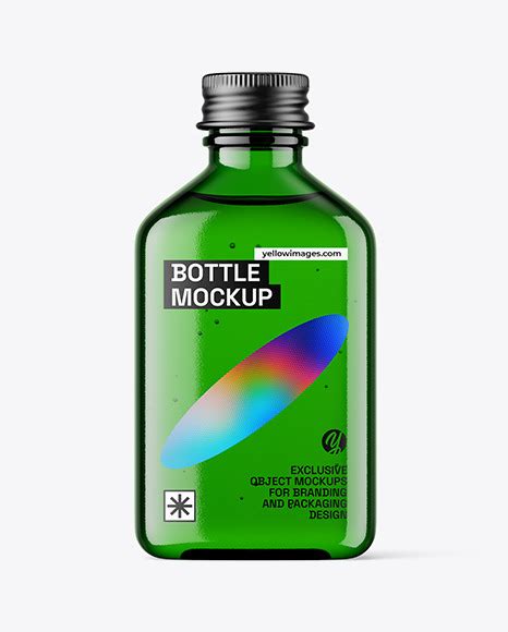 Download Free Green Bottle Mockup PSD Generator PSD Files