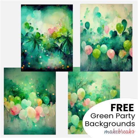 Download Free Green Transparent Pattern Digital Backgrounds Cut Files