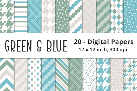Download Free Green Transparent Pattern Digital Backgrounds Files For Crafts