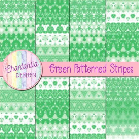 Download Free Green and Black Patterned Digital Paper Commercial Use