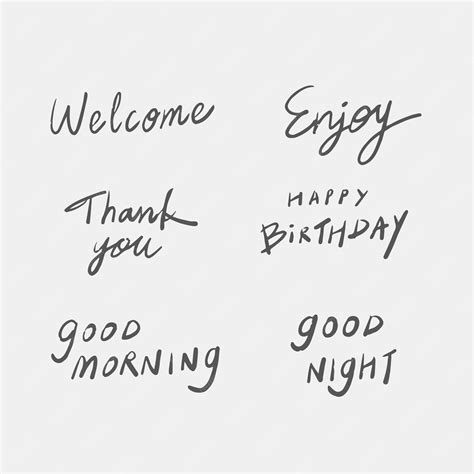 Download Free Greeting Typography Crafts