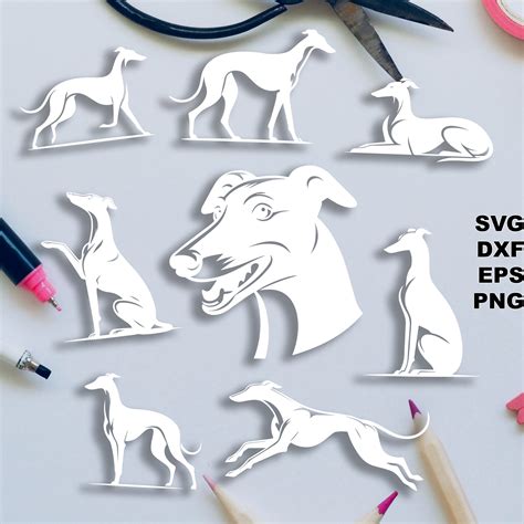 Download Free Greyhound - SVG File, DXF File For Crafts