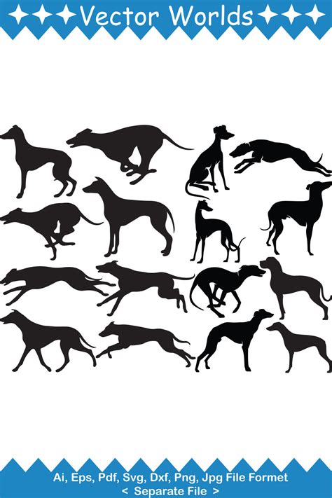 Download Free Greyhound - SVG File, DXF File For Silhouette