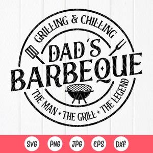 Download Free Grilling Chilling Refilling Father's Day DXF Files