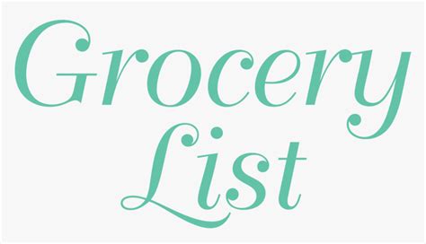 Download Free Grocery List SVG Cut File Commercial Use