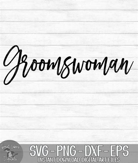 Download Free Groomswoman Commercial Use DXF Files