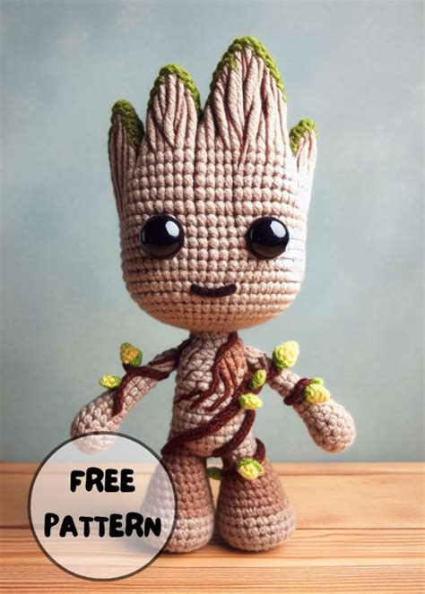 Free Groot Crochet Pattern