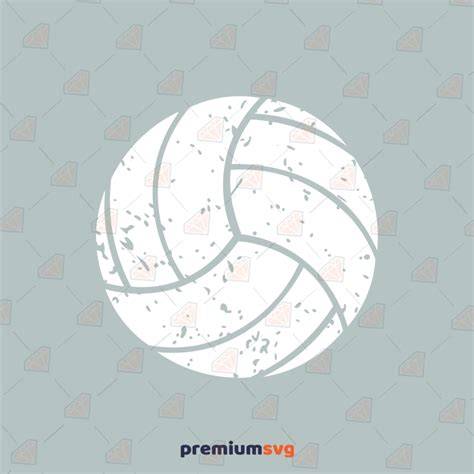 Download Free Grunge Volleyball | Cut File for Cricut Machine