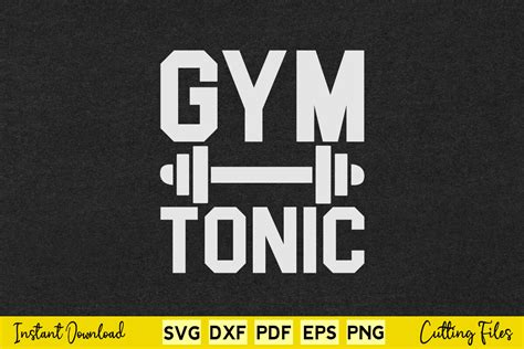 Download Free Gym + Tonic Cut Images