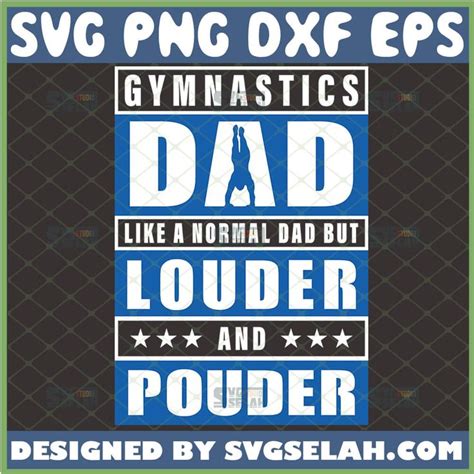 Download Free Gymnastics Dad Father's Day Gift Files DXF Files