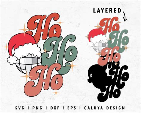 Download Free HO HO HO - SVG Cameo
