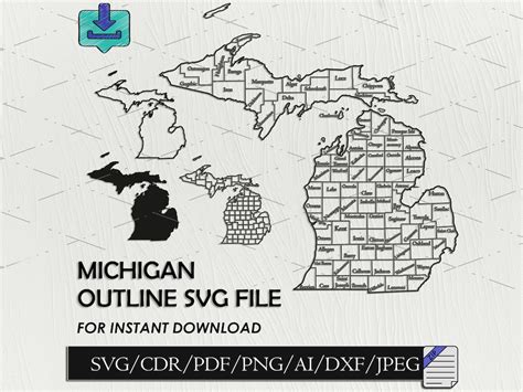 Download Free HOME Michigan Cutfile Files DXF Files