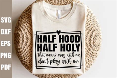 Download Free Half HOly Half HOod For Crafts