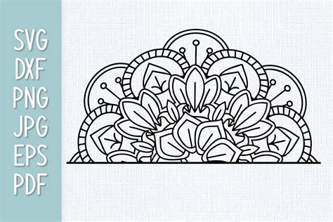 64+ Free Half Mandala SVG, Half Mandala SVG Free. Half Mandala SVG Mandala SVG Octopus SVG Tentacle SVG