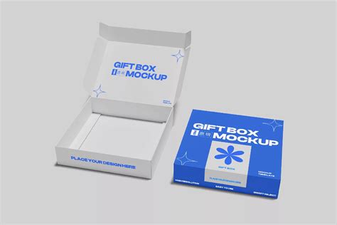 Download Free Half-Open Box Mockup PSD Generator