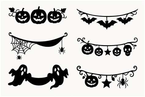 Download Free Halloween Banner - SVG File, DXF File Cameo