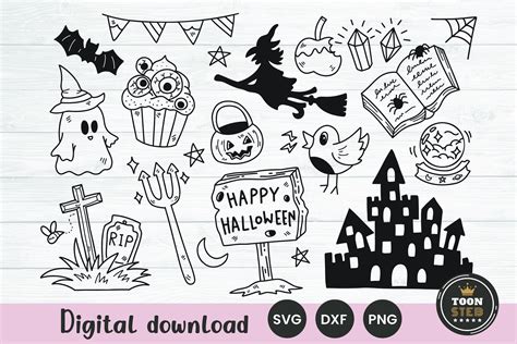 Download Free Halloween Banner - SVG File, DXF File Creativefabrica DXF Files