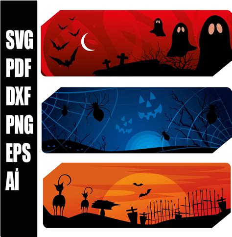 Download Free Halloween Banner - SVG File, DXF File Files for Cricut