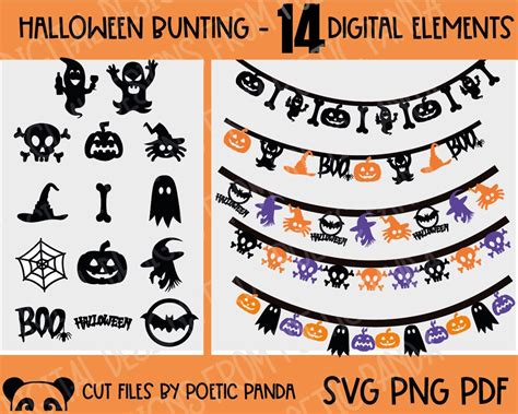 57+ Free Halloween Banner SVG, Halloween Banner With Funny Silhouettes Of Pumpkins Vector Stock. Free Halloween Banner SVG, Png, Eps & Dxf By Caluya Design