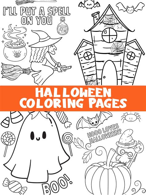 Free Halloween Coloring Pages To Print
