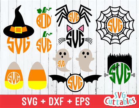 Spooktacular and Free Halloween Monogram SVG - Scare Up Your Decor!