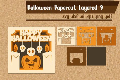Download Free Halloween Papercut Concepts For Crafts