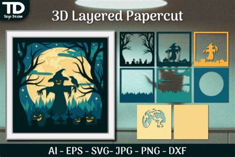 Download Free Halloween Papercut Concepts Printable