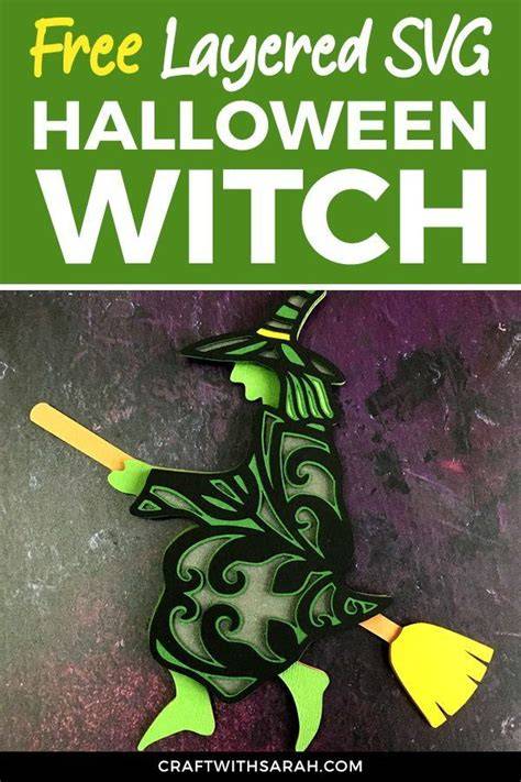 Download Free Halloween Witch Cutting File For Crafts