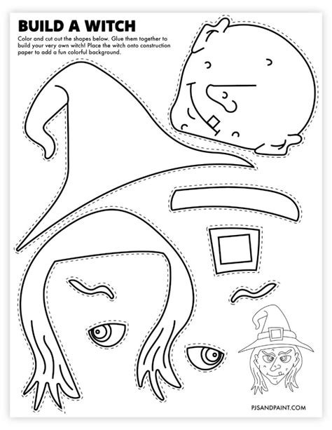 Download Free Halloween Witches For Crafts