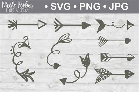 Download Free Hand Drawn Arrow SVG Cut File DXF Files