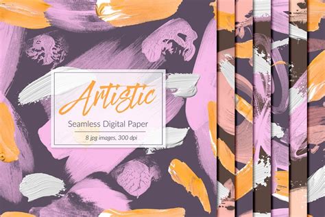 Download Free Hand Painted Seamless Patterns Files DXF Files